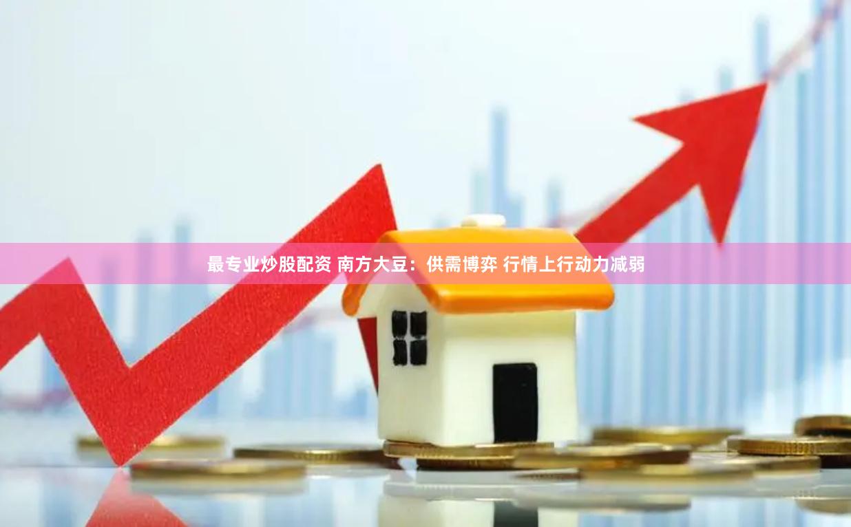 最专业炒股配资 南方大豆：供需博弈 行情上行动力减弱