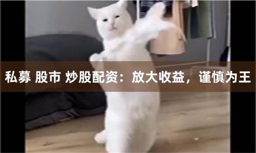 私募 股市 炒股配资：放大收益，谨慎为王