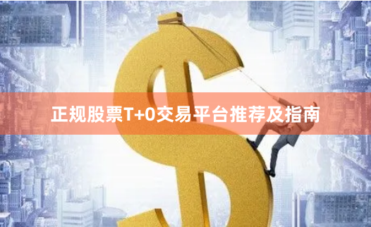 正规股票T+0交易平台推荐及指南